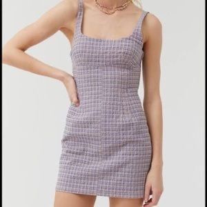 Urban Outfitters BDG - Purple Plaid Mini Dress - Small